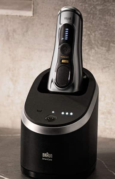 smart care center of braun series 9 pro+ shaver