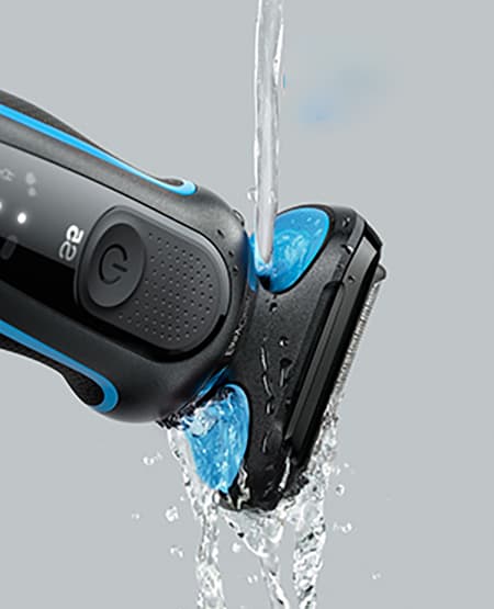 easyclean system of braun series 5 shaver