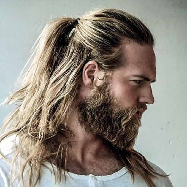 Full Beard with Long Hair