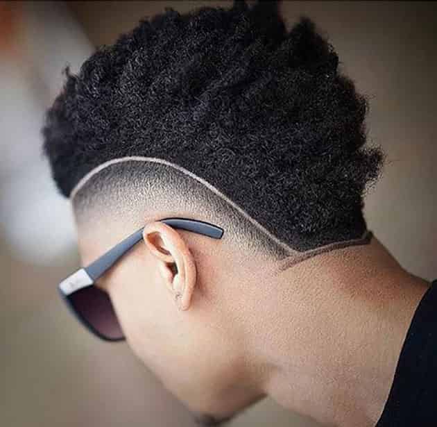 Raw Edge with Curly Hair