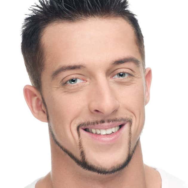 Thin Chin Strap Beard Without Tilt