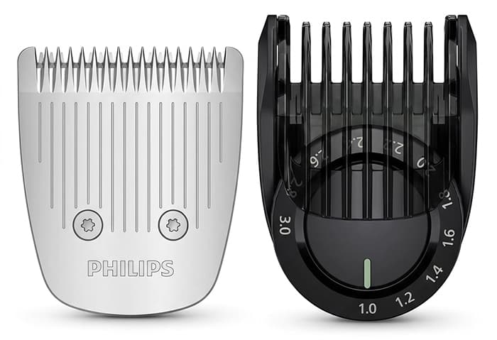 Philips Multigroom 9000's Beard Trimming Attachments