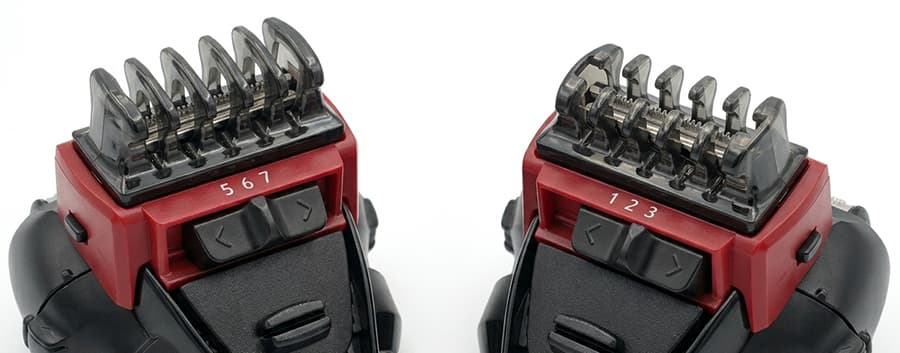 Why Panasonic ES-LL41-K is Called Hybrid Shaver - The Trimming Comb Attachments